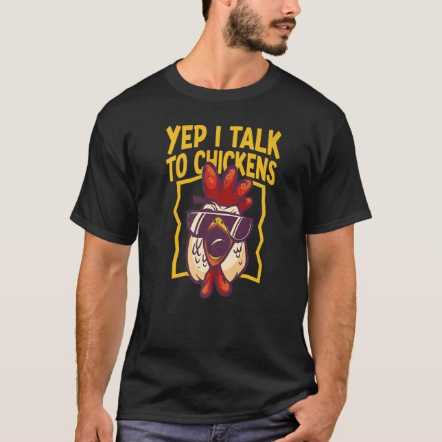 Camiseta Roupas De Fazendeiro De Frango Para Comida De Gali (Frente)