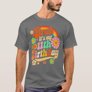 Camiseta Roupas de festa de aniversário de onze anos de ida