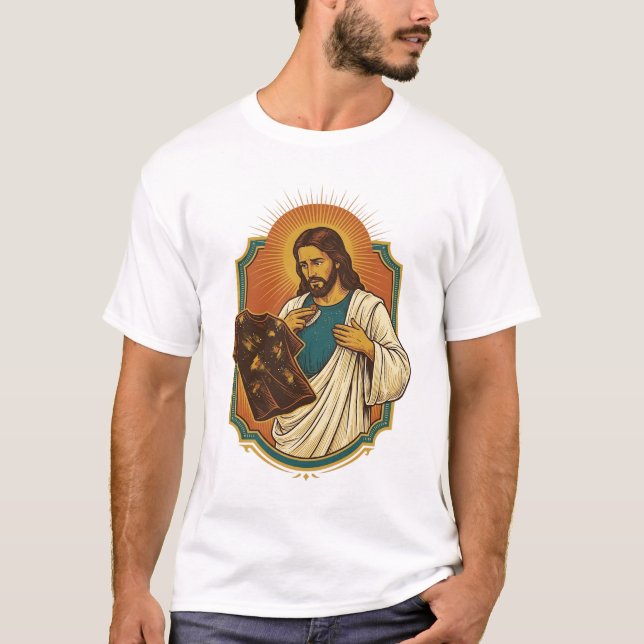 Camiseta Roupas de ginástica pretas desarrumadas cobertas d (Frente)
