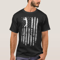 Roupas de golfe da bandeira americana - Golfer Gol