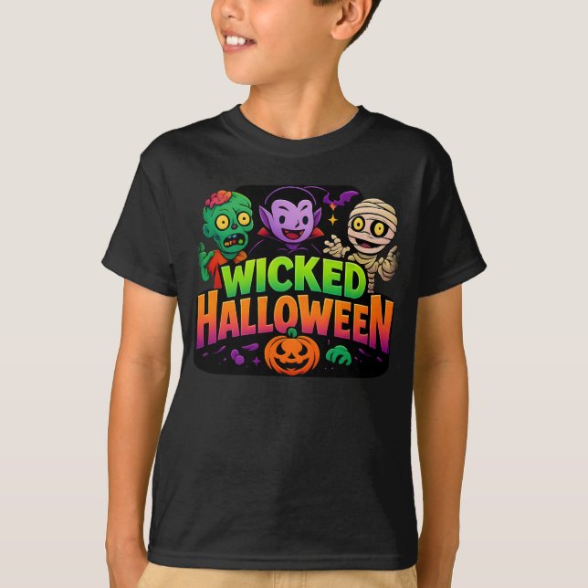 Camiseta Roupas de Halloween Despertadas Unisex (Frente)