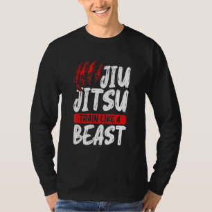 Camiseta Roupas de Jiu Jitsu Gráficas Treine Jiu Jitsu Como