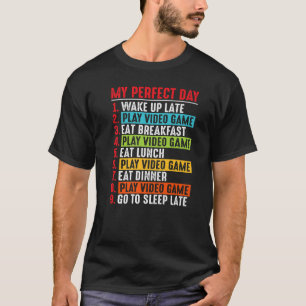 Camiseta ROUPAS DE JOGADOR DE VIDEO GAME Roupas Adolescent