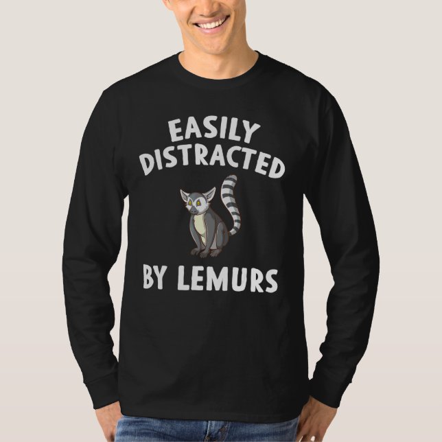 Camiseta Roupas de Lêmures   Grandes Lêmures  Design (Frente)