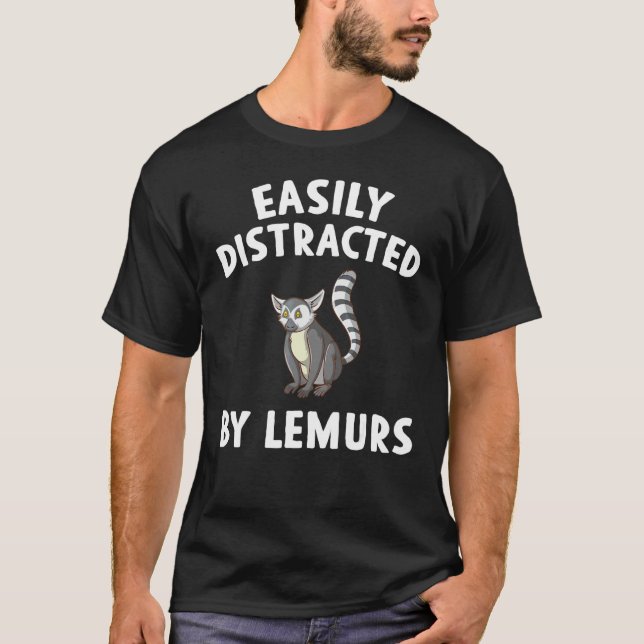 Camiseta Roupas de Lêmures   Grandes Lêmures  Design (Frente)