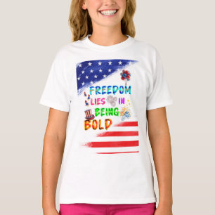 Camiseta Roupas de Liberdade Estão Em Ser Ousado