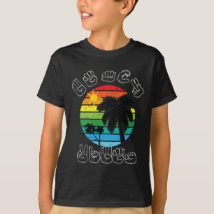 Camiseta Roupas de Língua de Sinais Asl Praia Surda Conscie