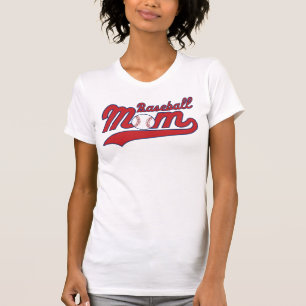 Camiseta Roupas de Mãe de Baseball no Dia do Jogo
