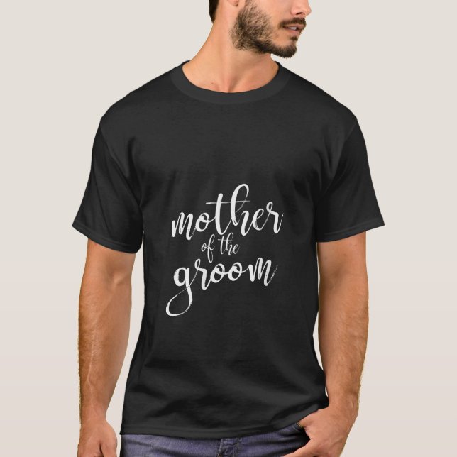 Camiseta Roupas de Mãe do Noivo para Mulheres, Conjunto par (Frente)