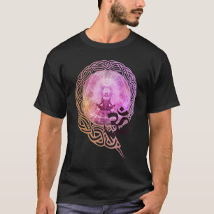 Camiseta Roupas de Moda Feminina Espiritual Yoga Buda Manda
