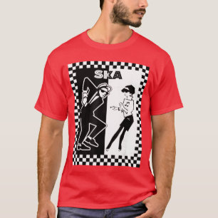 Camiseta Roupas de Música Ska Ska Ska Reggae menino da famí