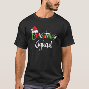 Camiseta Roupas de Natal da Equipe Familiar Combinando Pija