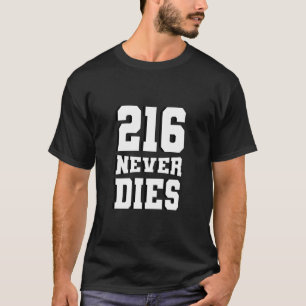 Camiseta Roupas de Orgulho de Cleveland Ohio Negrito 216 Nu