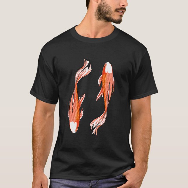 Camiseta Roupas de Peixes Lindos (Frente)