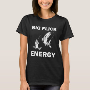 Camiseta Roupas de pesca fly Big Flick Energy para homens e