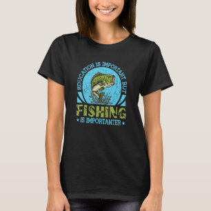 Camiseta Roupas de Pesca para Acessórios de Pescador Peixe