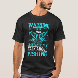 Camiseta Roupas de Pesca para Acessórios de Pescador Peixe