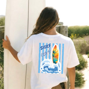 Camiseta Roupas de Praia de Surf Simples