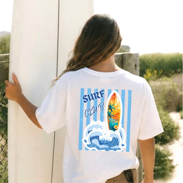 Camiseta Roupas de Praia de Surf Simples (Criador carregado)