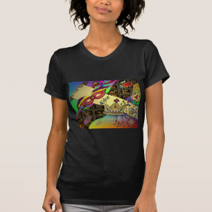 Camiseta Roupas de Presentes de Festa Judaica Purim Feliz J