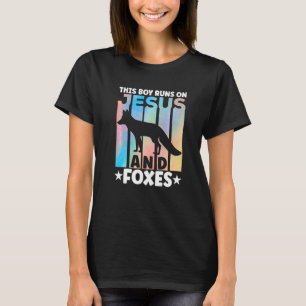 Camiseta Roupas de Raposa para Amantes de Raposas Vestuário