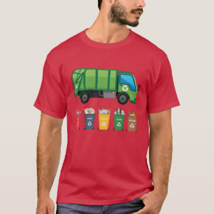 Camiseta Roupas de reciclagem Lixo vintage