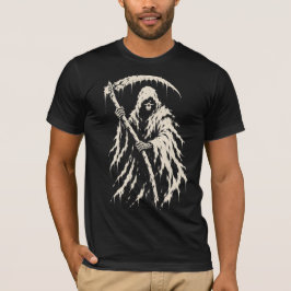 Camiseta Roupas de rua de Halloween da Morte