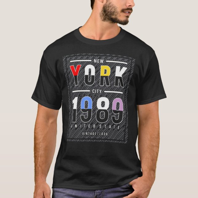 Camiseta Roupas de rua de Nova York  (Frente)