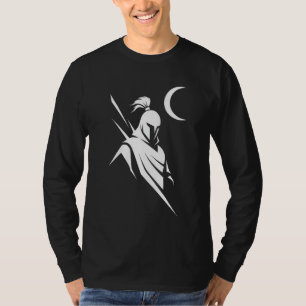 Camiseta Roupas de Silhueta Mínima em Movimento – Gráficos