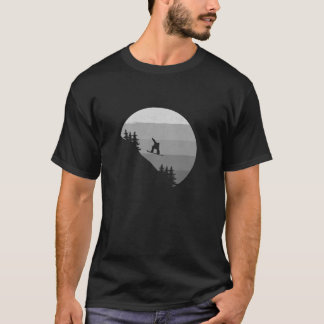 Camiseta Roupas de Snowboard para Snowboarders Homens Inver