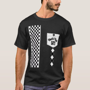Camiseta Roupas de Sock Hop dos anos 50 Rockabilly de Bolic