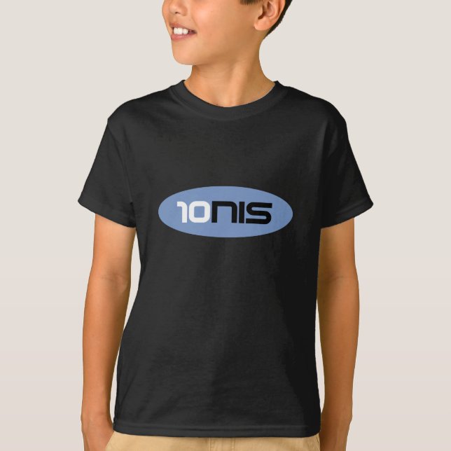 Camiseta Roupas de Tênis para Crianças (Frente)