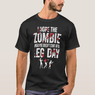Camiseta Roupas de Treino de Perna Academia
