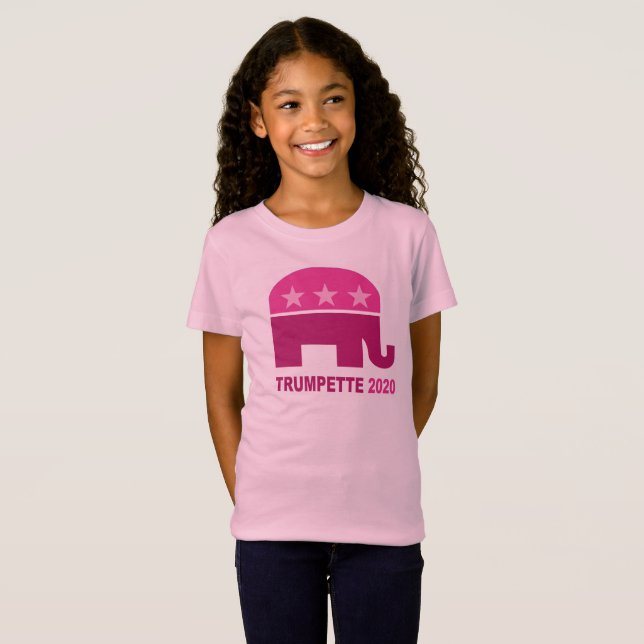 Camiseta Roupas de trumpette Cutie Pro Trump Kids (Frente Completa)