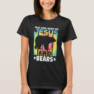 Camiseta Roupas de Urso Grizzly Animal Selvagem para Mulher