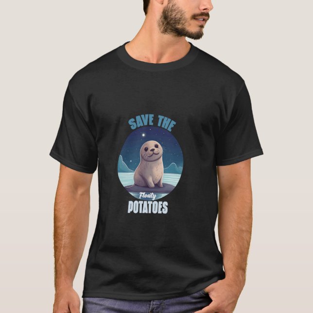 Camiseta Roupas de Vacas Marinhas (Frente)