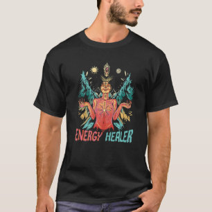 Camiseta Roupas de Yoga Namaste Cura Reiki - Curador de Ene