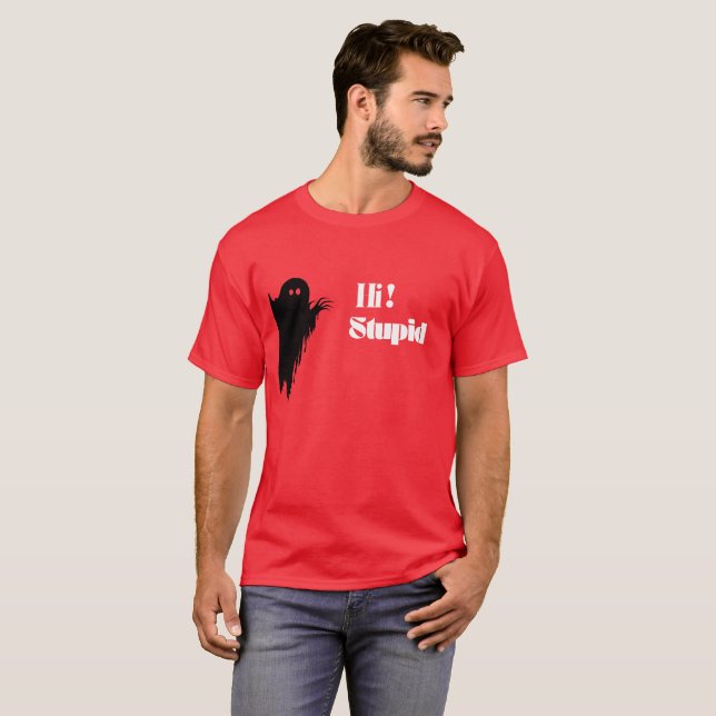 Camiseta Roupas Divertidas de Halloween (Frente Completa)