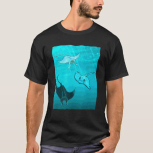 Camiseta Roupas do Dia da Terra Peixe Diabo Peixe Oceano Ho
