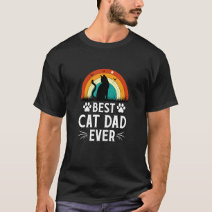 Camiseta Roupas do Melhor Pai de Gato de Todos os Tempos