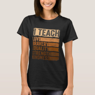 Camiseta Roupas do Mês da História Negra Eu Ensino História