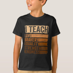 Camiseta Roupas do Mês da História Negra Eu Ensino História