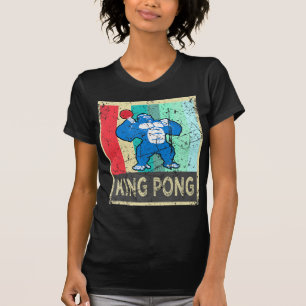 Camiseta Roupas Do Rei Pong Ping Pong Gear Para Homens Mulh