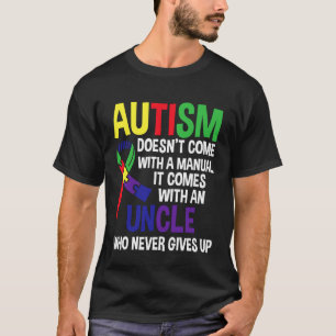 Camiseta Roupas do Tio do Autismo - Design de Tios Incrívei