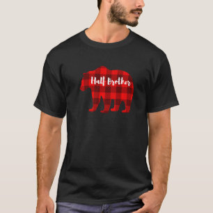 Camiseta Roupas do Urso Meio Irmão Masculino Família Irmão