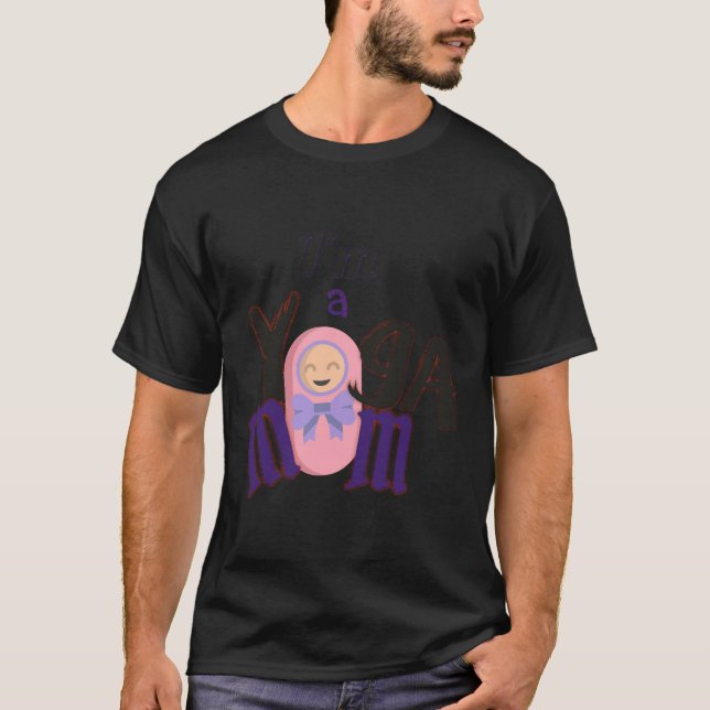 Camiseta Roupas E Acessórios Da Mãe Da Yoga (Frente)
