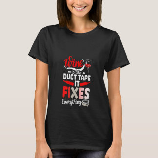 Camiseta Roupas engraçadas para mulheres que bebem vinho   