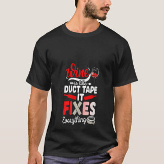 Camiseta Roupas engraçadas para mulheres que bebem vinho   