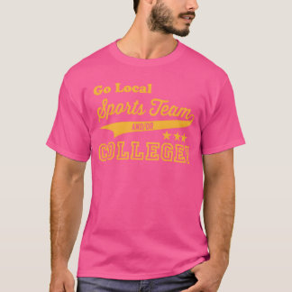 Camiseta Roupas Esportivas Local Retro Universitário ou Fac
