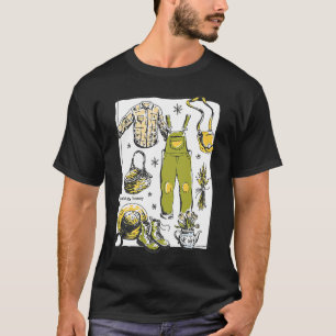 Camiseta Roupas Fofo de Casa de Campo Jardim Bonito